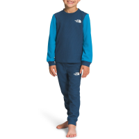 Kid's The North Face Waffle Baselayer Set Toddlers' 2023 in Blue | Polyester