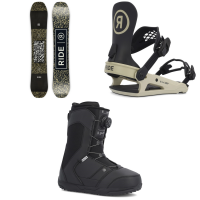 Ride Manic Snowboard 2023 - 158W Package (158W cm) + M Bindings in Black size 158W/M | Nylon