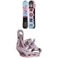 Women's Rome Muse Snowboard 2023 - 152 Package (152 cm) + L Bindings /Bamboo in Black size 152/L | Polyester/Bamboo