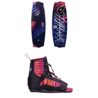 Kid's Hyperlite Eden WakeboardGirls' 2023 - 125 Package (125 cm) + 4-8.5 Womens size 125/4-8.5