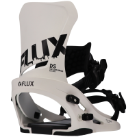 Flux DS Snowboard Bindings 2023 in White size Medium | Nylon