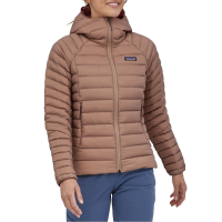 Women's Patagonia Down Sweater Hoodie 2023 in Khaki size X-Small | Nylon/Plastic