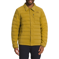 The North Face Belleview Stretch Down Shacket 2022 Jacket in Gold size Medium | Elastane/Polyester