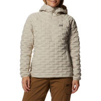 Women's Mountain Hardwear Stretchdown Light Pullover Jacket 2023 in White size Large | Nylon/Elastane