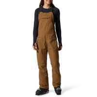 Women's Mountain Hardwear Firefall/2 Tall Bibs 2023 in Brown size Small | Nylon