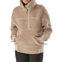 Women's FW Root Pillow Fleece 2023 in Khaki size Medium | Wool/Polyester