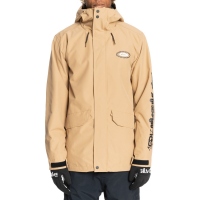 Quiksilver In the Hood Jacket 2022 in Khaki size Medium | Polyester
