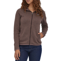 Women's Patagonia Better Sweater(R) Hoodie 2022 in Brown size X-Large | Wool/Polyester