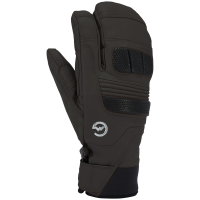 Gordini Cirque 3 Finger Mittens 2025 in Black size Small | Leather/Polyester