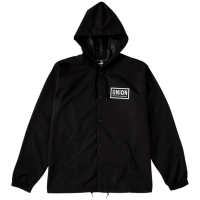 Union Hooded Coaches Jacket 2022 in Black size Small | Nylon