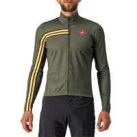 Castelli Unlimited Thermal Jersey 2022 in Green size Medium