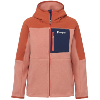 Women's Cotopaxi Abrazo Hooded Full-Zip Jacket 2022 in Orange size X-Large | Nylon/Spandex/Polyester