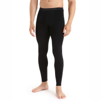 Icebreaker 260 Tech Thermal Leggings with Fly 2023 in Black size Large | Wool