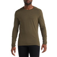 Icebreaker 200 Oasis Long Sleeve Crew Top 2024 in Green size Small | Wool