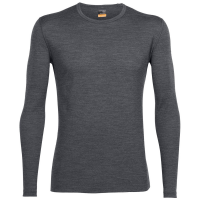 Icebreaker 200 Oasis Long Sleeve Crew Top 2024 in Gray size X-Large | Wool