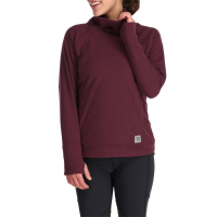 Women's Outdoor Research Trail Mix Cowl Pullover 2023 in Purple size Medium | Polyester
