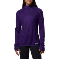 Women's Mountain Hardwear Airmesh Hoodie 2023 in Purple size Large | Polyester