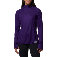 Women's Mountain Hardwear Airmesh Hoodie 2023 in Purple size X-Large | Polyester