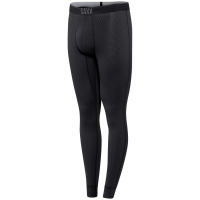 Saxx Quest Baselayer Bottoms 2022 in Black size Large | Nylon/Elastane/Polyester