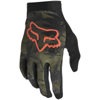 Fox Flexair Ascent Bike Gloves 2021 in Green size Medium | Suede