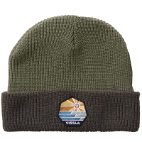 Vissla Solid Sets Eco Beanie Hat 2022 in Green | Acrylic/Polyester