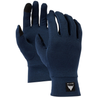 Burton Touchscreen Glove Liners 2023 in Blue size Medium/Large | Silk