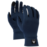 Burton Touchscreen Glove Liners 2023 in Blue size Small/Medium | Silk