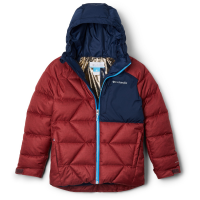 Kid's Columbia Winter Powder(TM) II Quilted Jacket Big Boys' 2023 Red in Navy size Large | Polyester