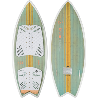 Women's Ronix Koal Classic Fish Wakesurf Board 2024 in White size 4'10"