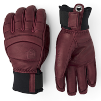 Hestra Fall Line 5-Finger Gloves 2024 in Red size 10 | Leather/Polyester/Neoprene