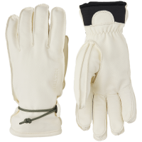 Hestra Wakayama 5-Finger Gloves 2025 in White size 10 | Wool/Leather