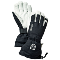 Hestra Army Leather Heli Ski 5-Finger Gloves 2025 in Black size 13 | Leather/Polyester