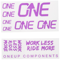 OneUp Components Bar Decal Sheet 2023 in Purple