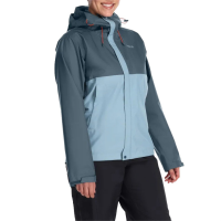 Women's Rab(R) Downpour Eco Jacket 2024 in Blue size X-Small | Polyester