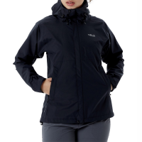 Women's Rab(R) Downpour Eco Jacket 2024 in Black size X-Large | Polyester