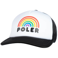 Poler Rainbow Trucker Hat 2023 in Black