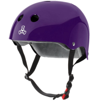 Triple 8 The Certfied Sweatsaver Skateboard Helmet 2025 in Purple size Large/X-Large