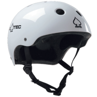 Pro-Tec The Classic Certified EPS Skateboard Helmet 2025 in White size Medium