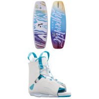 Women's Hyperlite Divine Wakeboard 2024 - 134 Package (134 cm) + Fits All Womens