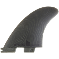 FCS II Reactor Neo Glass Tri Fin Set 2024 in Gray size Medium