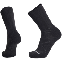 Le Bent Full Cushion Crew Hike Socks Unisex 2023 in Black size Medium | Nylon/Wool/Elastane