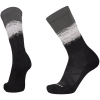 Le Bent The Range Light Cushion Crew Hike Socks Unisex 2023 in Black size Small | Nylon/Wool/Elastane