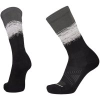 Le Bent The Range Light Cushion Crew Hike Socks Unisex 2023 in Black size Medium | Nylon/Wool/Elastane