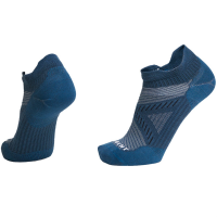 Le Bent Zero Cushion Micro Tab Socks Unisex 2023 in Blue size Medium | Nylon/Wool/Elastane