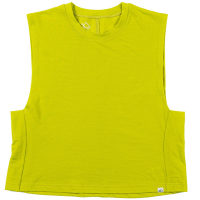 Women's Wild Rye Keller Crop Tank Top 2023 in Yellow size 8 | Spandex/Polyester