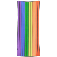 Nomadix Rainbow Towel 2023 in Red | Cotton/Plastic