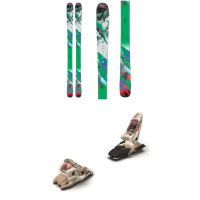 Women's Line Skis Pandora 84 Skis 2024 - 151 Package (151 cm) + 90 Adult Alpine Bindings in Green size 151/90