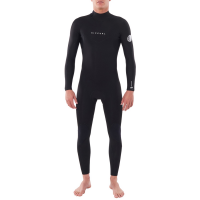 Rip Curl 4/3 Dawn Patrol Back Zip Steamer Wetsuit in Black size Mt | Neoprene