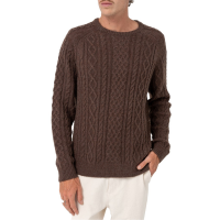 Rhythm Mohair Fishermans Knit Sweater Men's 2023 in Brown size Small | Nylon/Acrylic/Wool