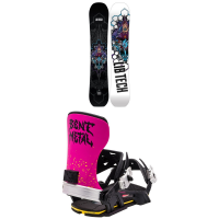 Lib Tech Terrain Wrecker C2X Snowboard 2024 - 154 Package (154 cm) + M Mens | Aluminum in Black size 154/M | Aluminum/Polyester